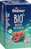 Meßmer Bio Rote Beeren | 100% natürliche Zutaten | 20 Teebeutel | Vegan |...