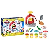 Play-Doh Kitchen Creations Pizzabäckerei Spielset mit 6 Dosen 8...