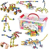 170-teiliges STEM-Bauspielzeug für Kinder im Alter von 4–8 Jahren,...
