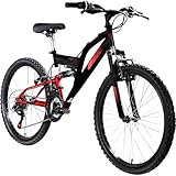 Galano FS240 Mountainbike Kinderfahrrad 24 Zoll Fahrrad 130-145 cm Fully ab...