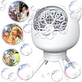 Seifenblasenmaschine Automatische, Bubble Machine 38000+ Bubbles/Min mit...