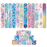 Funalix Schnapparmband Kinder,30 StückSchnapparmbänder,Slap...