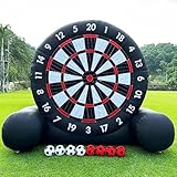 DHMYYXGS Kick Dartscheibe,Inflatable Football Dart Board,Riesiges Outdoor...