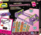 Lena 42722 Rocailles Perlenwebrahmen Kinder Bastelset ab 8 Jahren -...