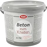 Viva Decor Beton zum Kneten – Kreativer Bastelbeton im 4,5 kg Eimer für...