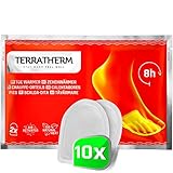 TerraTherm Fußwärmer-Pads, Wärmepads selbstklebend, 8h warme Füße,...