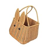 Handgewebter Picknickkorb, praktisches Accessoire für Jubiläen und...
