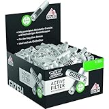 Gizeh 20703 Active Filter-8 mm Aktivkohlefilter mit Keramikkappen-1 Box mit...