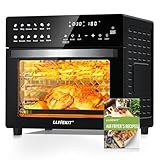 LLIVEKIT Heißluftfritteuse Minibackofen 26L, 1700W Airfryer XXL mit 12...