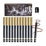 Augen-Make-up-Stift, Lidschattenstift, langanhaltendes Set – farbiger...