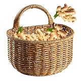 Rattankorb | Speicherkorb | Weidenfruchtkorb |...