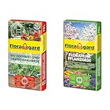 Floragard Bio Hochbeet- und Gewächshauserde, 70 liters, Braun & Florahum...