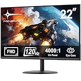Minifire 22 Zoll Business Computer Monitor, FHD 1080p,120 Hz, FreeSync, Eye...