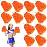 12 Stücke Cheerleading Pom Poms, Sportpompons Cheers Ball Pompoms,...