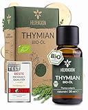 Heldengrün® BIO Thymianöl [100% NATURREIN] Zertifiziertes Lebensmittel...
