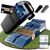 WERKTHOR Auffahrkeile für Wohnmobil - [2er Set] Hochbelastbare...