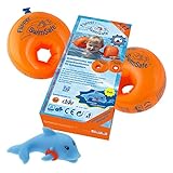 Flipper SwimSafe 1024 - Schwimmhilfe für Babys ab 1 Jahr, Schwimmflügel...
