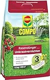 COMPO Rasendünger mit Unkrautvernichter - Rasendünger für das Frühjahr...