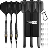 CyeeLife 18 Gr. Soft Dartpfeile mit Dart case und Zusätzliche Dart...