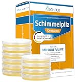 Schimmelpilz-Schnelltest, 10 Nährböden für mehrere Räume, Made in...