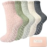 Caldodo Kuschelsocken Stoppersocken Damen, Dicke Wintersocken Warme...