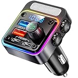 NULAXY 54W Bluetooth 5.3 Adapter Auto mit 4 Ladeanschlüssen [PD 36W &...