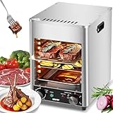 NEWTRY Elektrischer Infrarot-Broiler 50-800℃ Hochtemperatur-Grill 10...