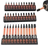 Torx-Steckschlüssel-Satz, Schraubendreher-Bit-Satz, S2-Stahl-Bit-Set,...