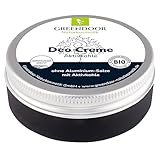 GREENDOOR Deo Creme mit Aktivkohle 50ml BLACK POWER, Natur Creme Deodorant...