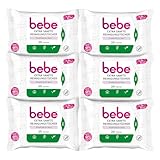 bebe Extra Sanfte Reinigungstücher (6 x 25 Tücher) vegan,...