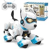 PRANITE Roboter Hund, Programmierbarer Roboterhund Kinder Ferngesteuerter...