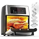ZACHVO Heißluftfritteuse XXXL, 15L Airfryer mit 1700W, 10 Programme,...