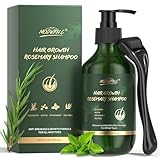Rosmarin-Shampoo mit Biotin aus Teebaumöl, für Haarwachstum und Gegen...