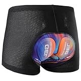Ulhnei Fahrradhose Herren Radunterhose 5D Gepolstert Radhose Kurz...