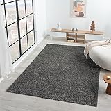 VIMODA Prime Shaggy Teppich Farbe Anthrazit Hochflor Langflor Teppiche...