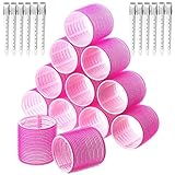 Lockenwickler Set 24 Stücke, Große Locken Curlers Ohne Hitze...