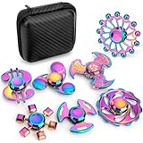 7PCS Cool Fidget Spinners Toy Pack Spielzeug Set for Kids Adults,...