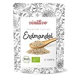 vinativo Erdmandel BIO – Tigernuss gemahlen – 1kg – zertifizierte...