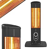 ICQN Stand Heizstrahler 1500 W, Infrarotheizung für Innen- &...
