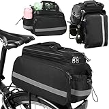 FINEW Fahrrad Gepäckträgertasche 10-20L Gepäckträgertasche...