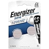 Energizer Ultimate Lithium - CR 2016 Knopfzelle 3V Batterien (2 Stück) -...