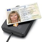 CSL - USB Chipkartenleser mit NFC - SmartCard Reader/SIM Kartenlesegerät -...