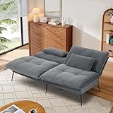 BRTHORY Sofa Schlafsofa 3in1 mit Schlaffunktion, überzug Futon Klappsofa,...
