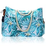 OYOEETD Strandtasche für Damen, Tragetasche, groß, wasserdicht,...