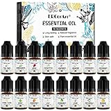 Ätherische Öle Set- 16 Essential Oils, Kerzen Duftöl - Lavendel,...