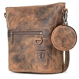 Berliner Bags Vintage Schultertasche Siena, Mittelgroße Umhängetasche aus...