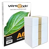 versando 2.000 Blatt Papier DIN A6 HighWhite 80 Druckerpapier...