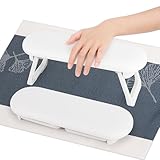 NVIYAM Nagel Armauflage Handkissen, Nagel Kissen Rutschfeste, PU Leather...