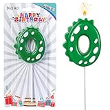 Geburtstag Zahl 0 Kerzen, Geburtstagskerze Cake Top Dekorative Kerzen 2,75...