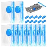 10 Stück Vakuumbeutel für Kleidung Reise Kompressionsbeutel, Vakuum...